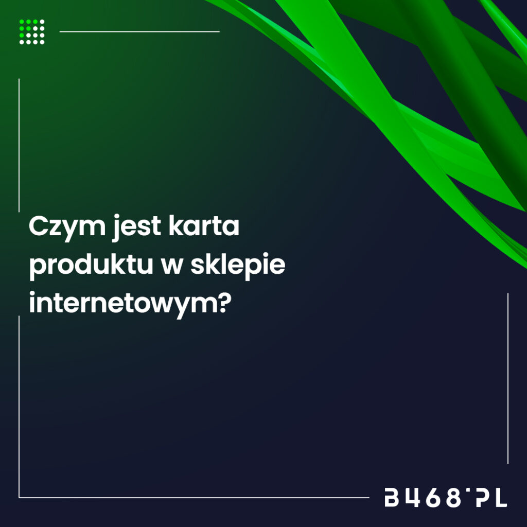 karta produktu w sklepie internetowym