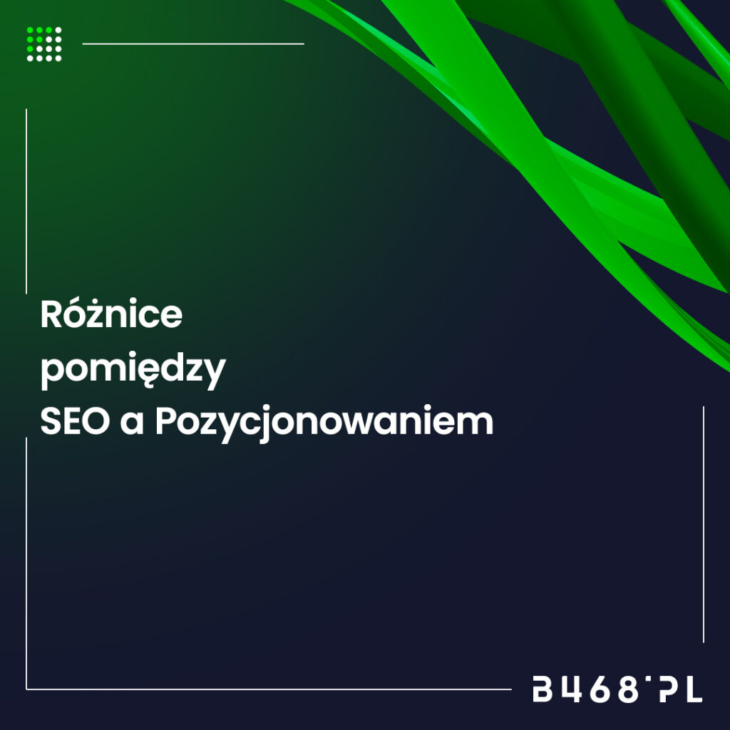 Różnice pomiędzy SEO a pozycjonowaniem